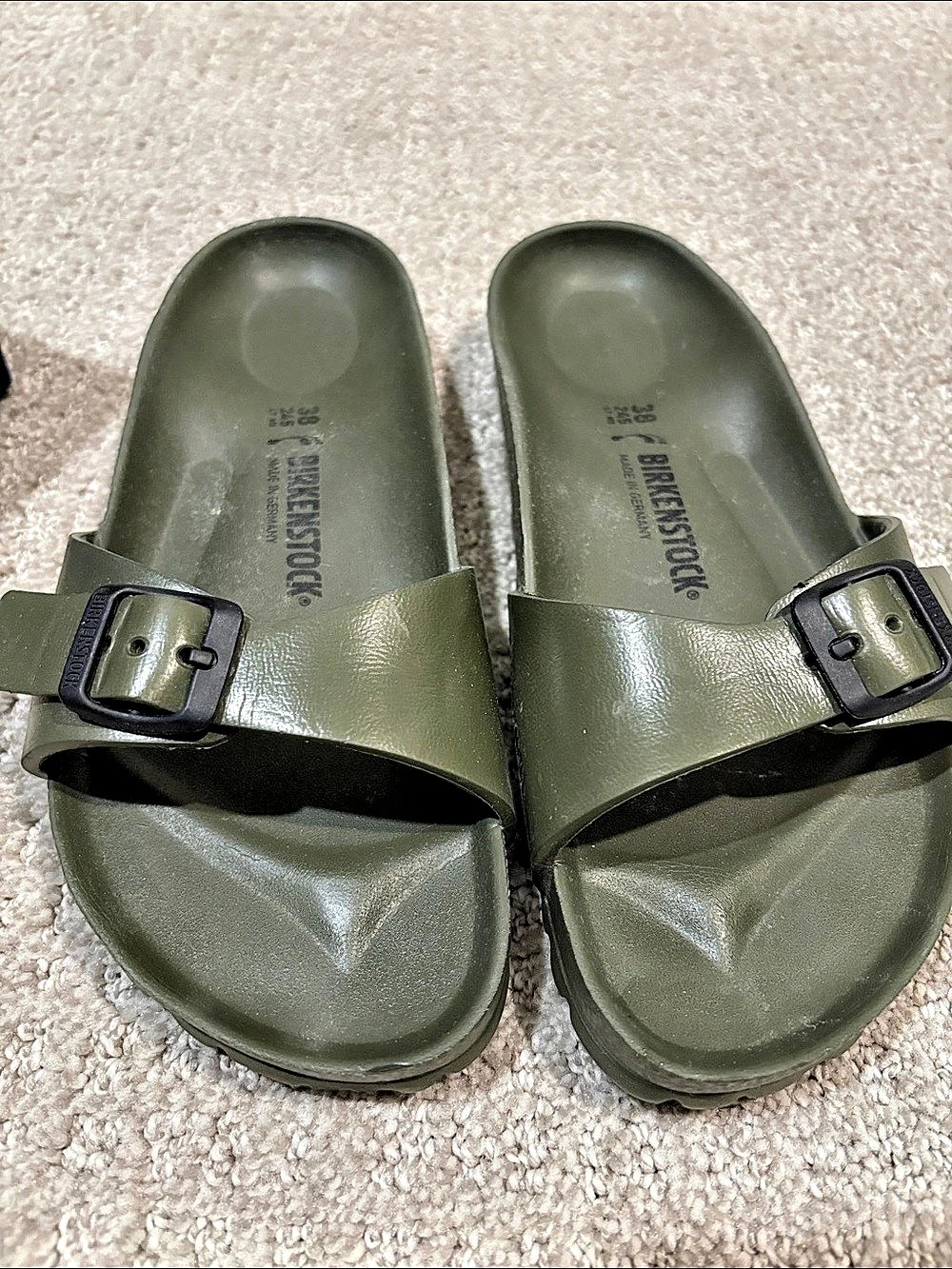 Birkenstock Madrid EVA Sandals Green US 7